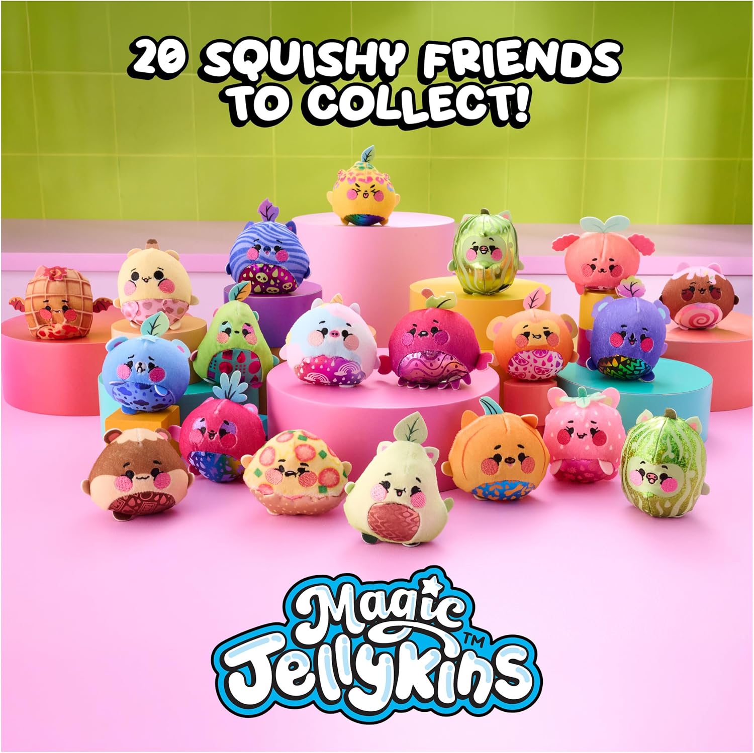 Magic Jellykins Surprise Plush Jar Magical Transforming Water Activated Mystery Box