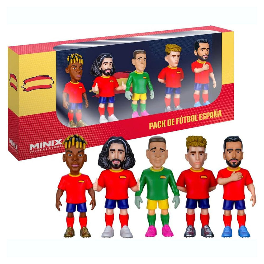 Minix Spain 7 cm Collectible Figure Pack of 5