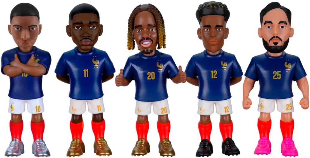 Minix France 7 cm Collectible Figure Pack of 5