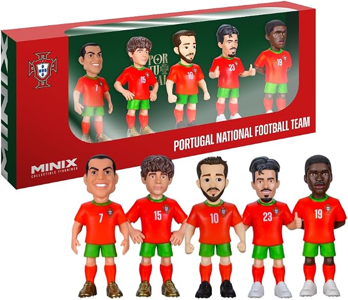 Minix Portugal 7 cm Collectible Figure Pack of 5