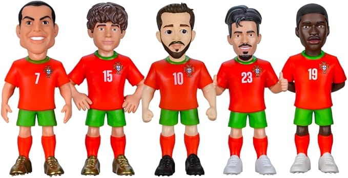 Minix Portugal 7 cm Collectible Figure Pack of 5