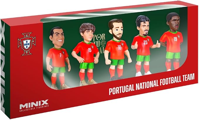Minix Portugal 7 cm Collectible Figure Pack of 5