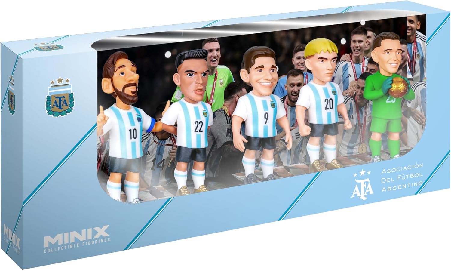 Minix Argentina National Team 7cm Soccer Figurines Pack of 5