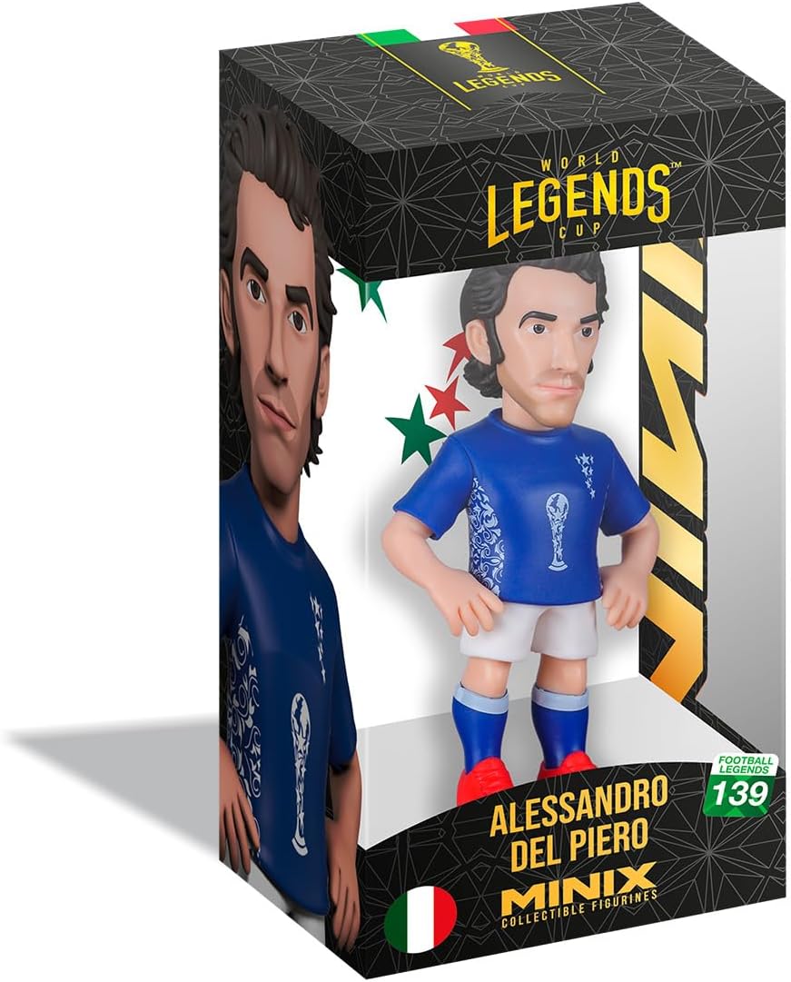 Minix World Cup Legends Italy-Del Piero Collectible Figurine 12cm