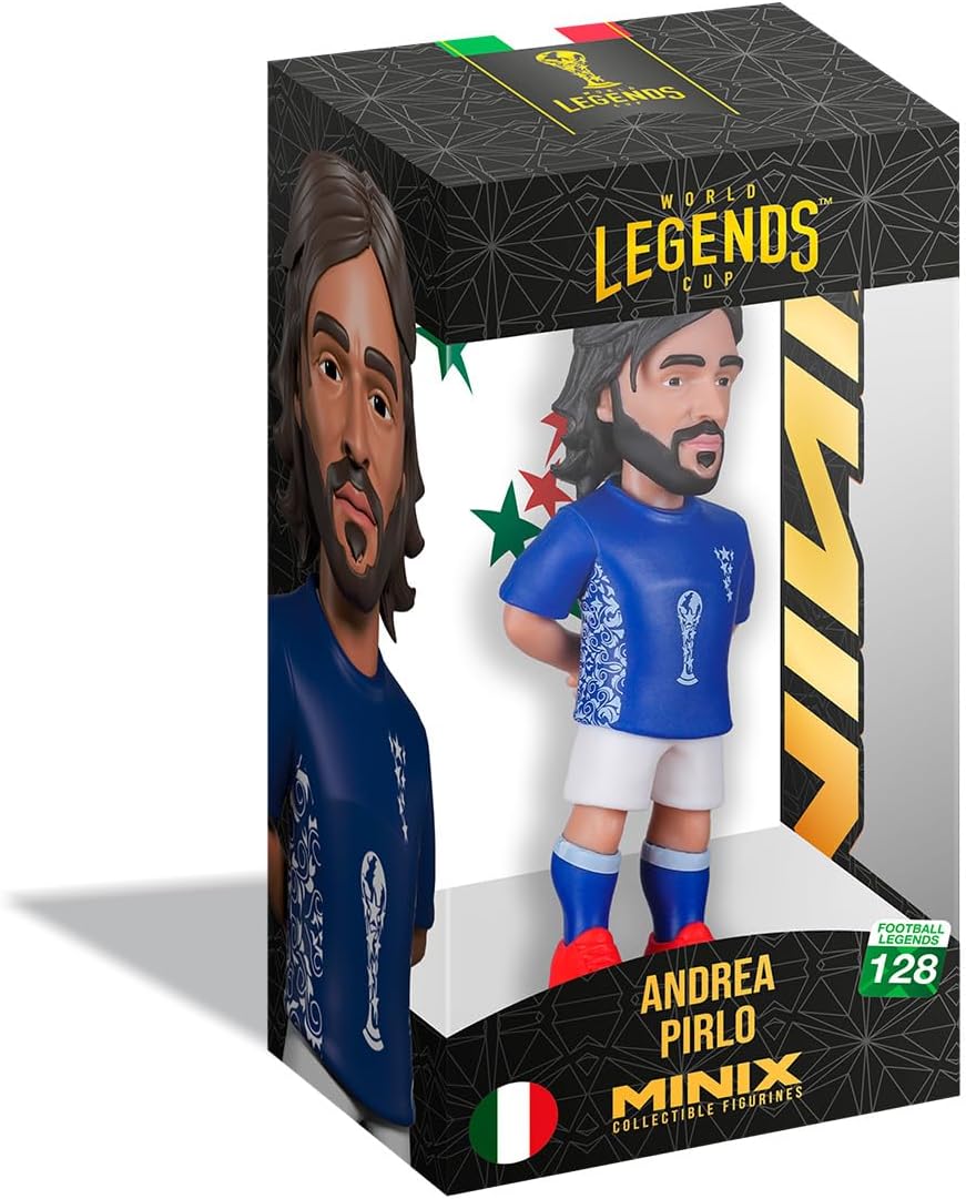 Minix World Cup Legends Italy-Andrea Pirlo Collectible Figurine 12cm
