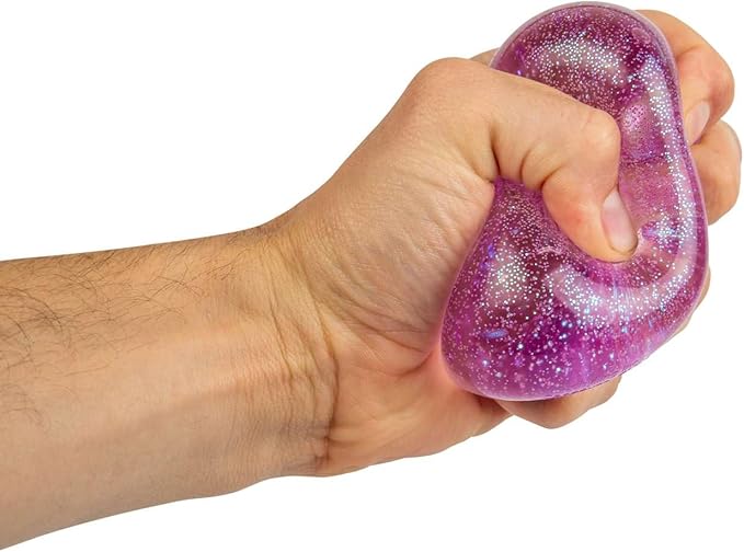 Nee Doh Glitter & Glow Nice Cube Assorted