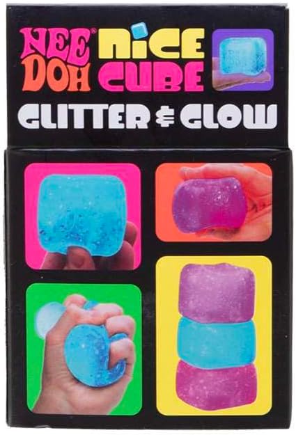 Buy Nee Doh Glitter & Glow Nice Cube Assorted Squishy Toy