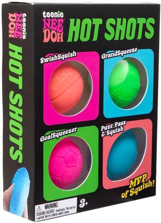 Buy Nee Doh Hot Shots Teenie Multi-Pack Squishy Fidget Toys