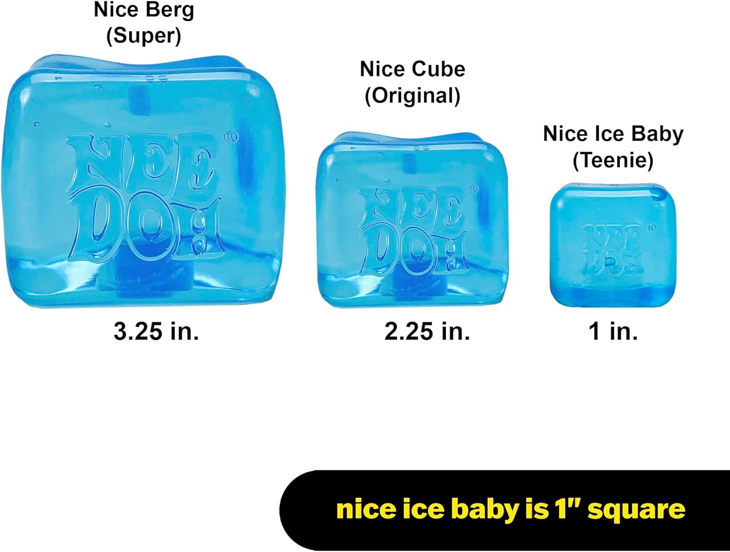 Nee Doh  Nice Ice Baby Teenie Multi-Pack Squishy Squeeze Toy