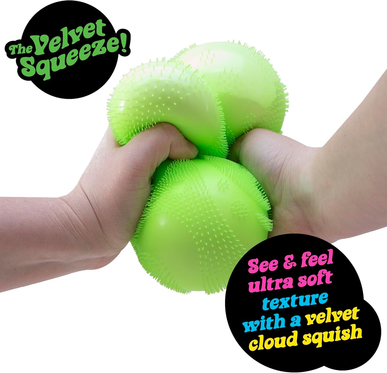 Nee Doh Super NeeDoh Fuzzball Assorted Squishy