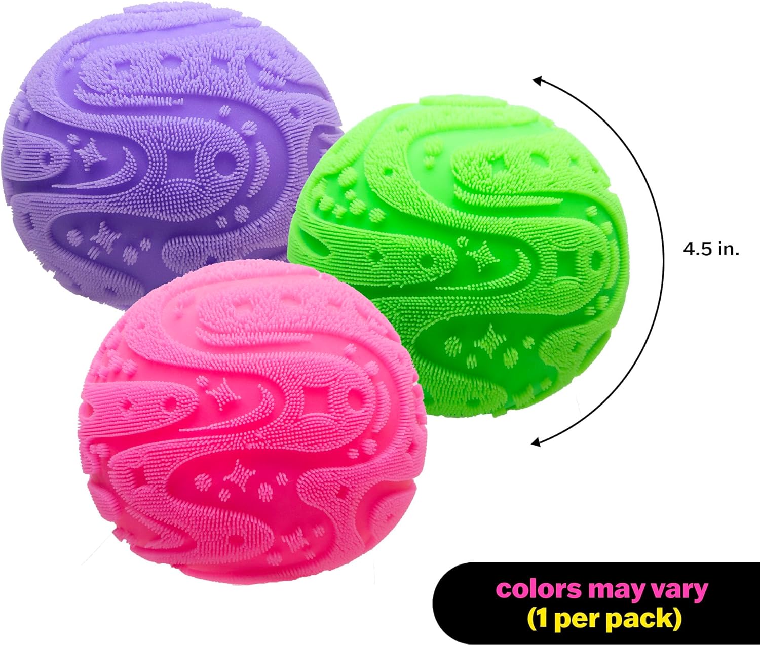 Nee Doh Super NeeDoh Fuzzball Assorted Squishy Toy