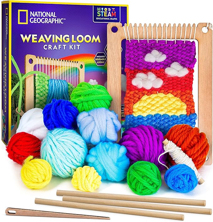 National Geographic Kids Weaving Loom Craft Kit