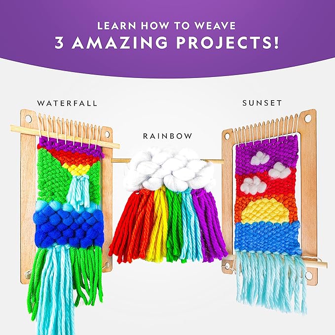 National Geographic Kids Weaving Loom Craft Kit