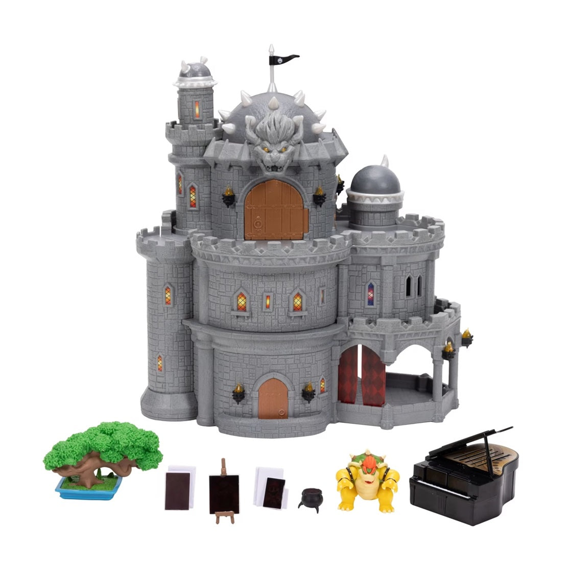Nintendo Super Mario2 Movie Deluxe Bowser Castle Playset