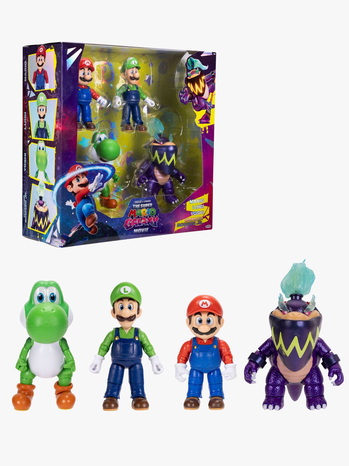 Nintendo Super Mario2 Movie 5inch Figure Multi 4pcs Pack