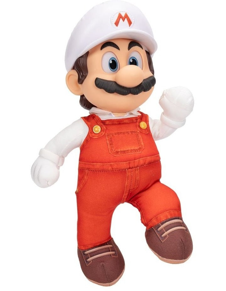Nintendo Super Mario2 Movie Jumbo Roto Plush Fire Mario Plush