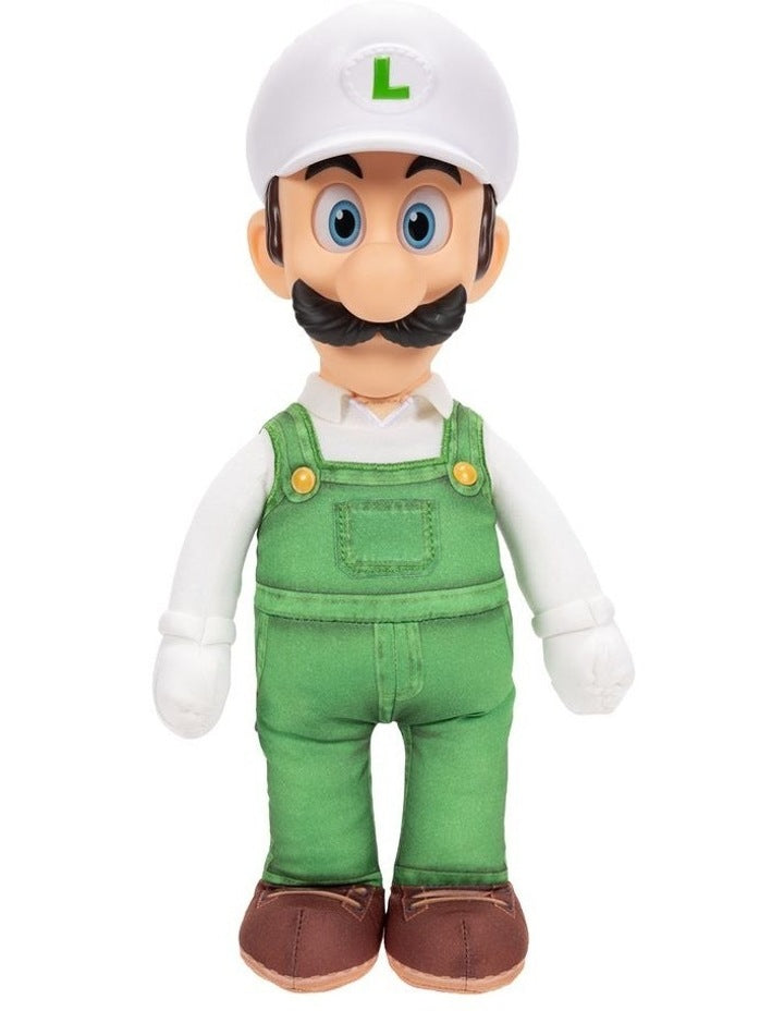Nintendo Super Mario2 Movie Jumbo Roto Plush Fire Luigi