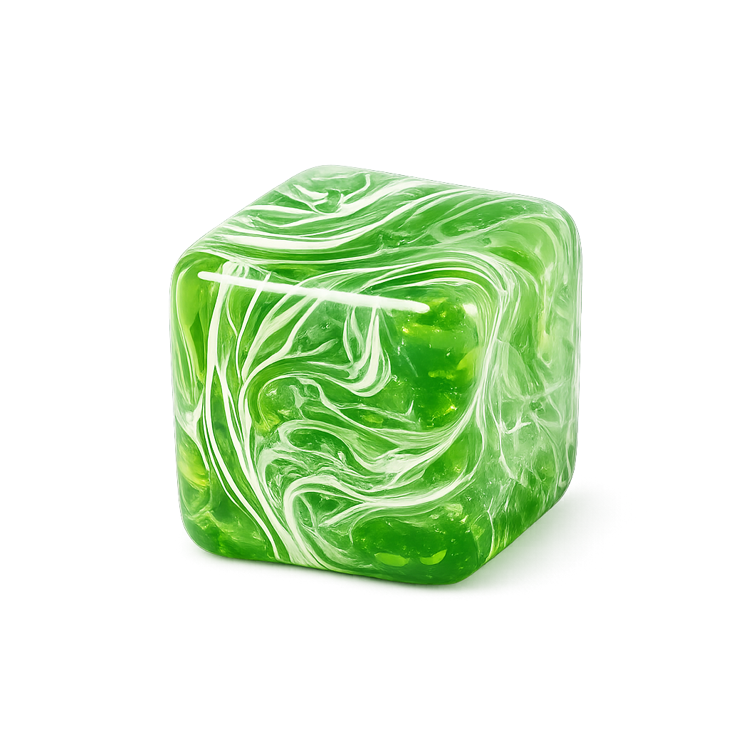 Nice Cube Super Solid Squish Squeeze Fidget Sensory Toy Green