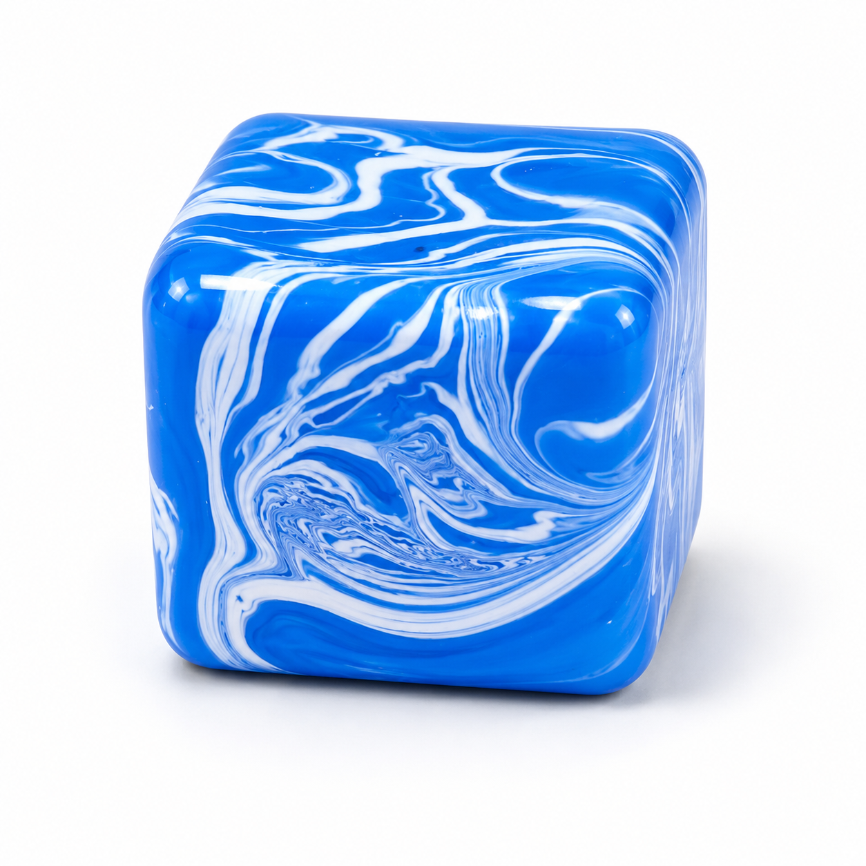 Nice Cube Super Solid Squish Squeeze Fidget Sensory Toy Blue