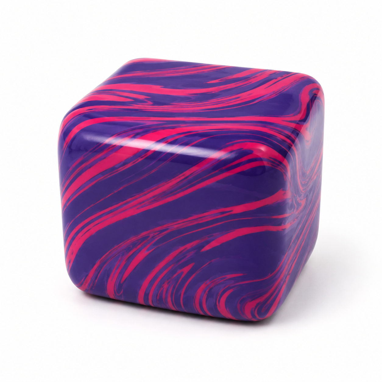 Nice Cube Super Solid Squish Squeeze Fidget Sensory Toy Purple