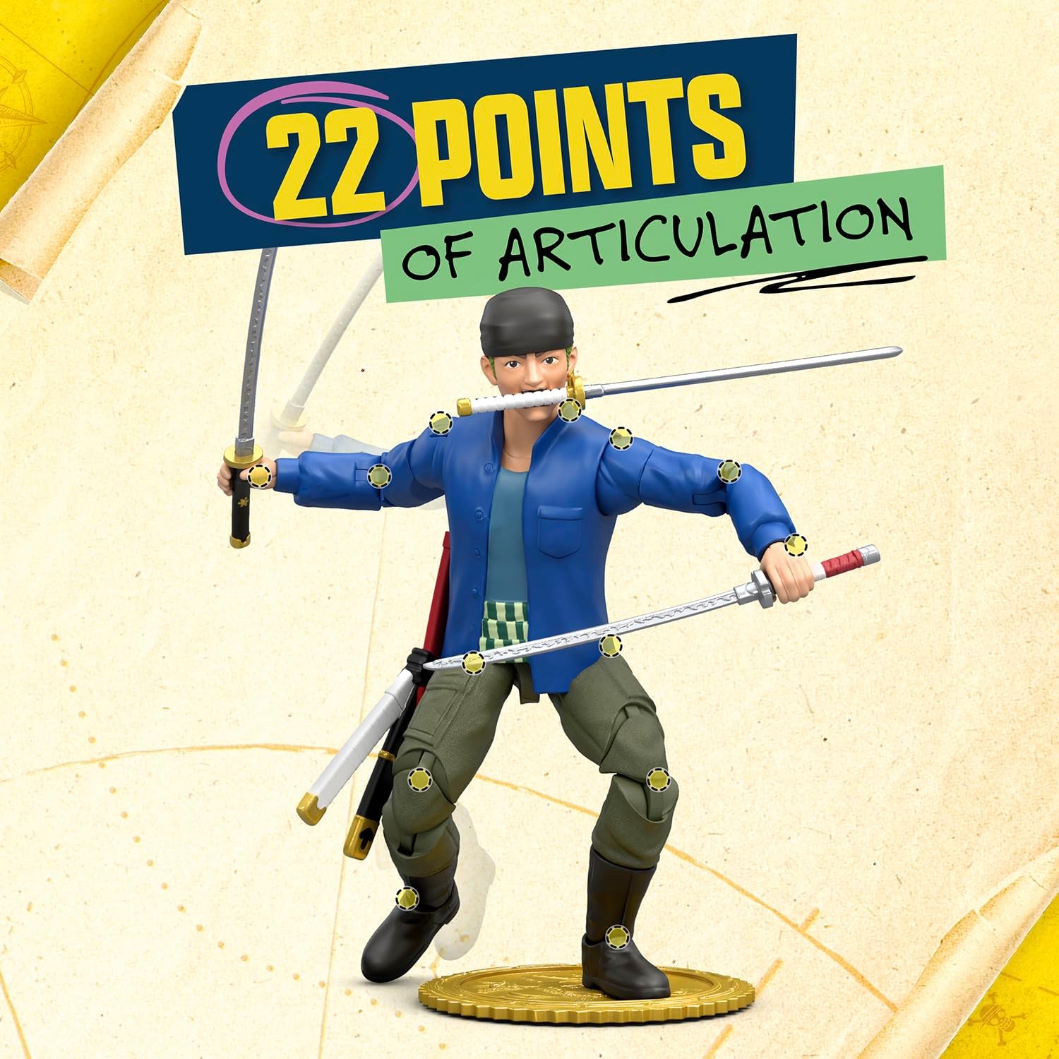 One Piece Zoro Action Figure