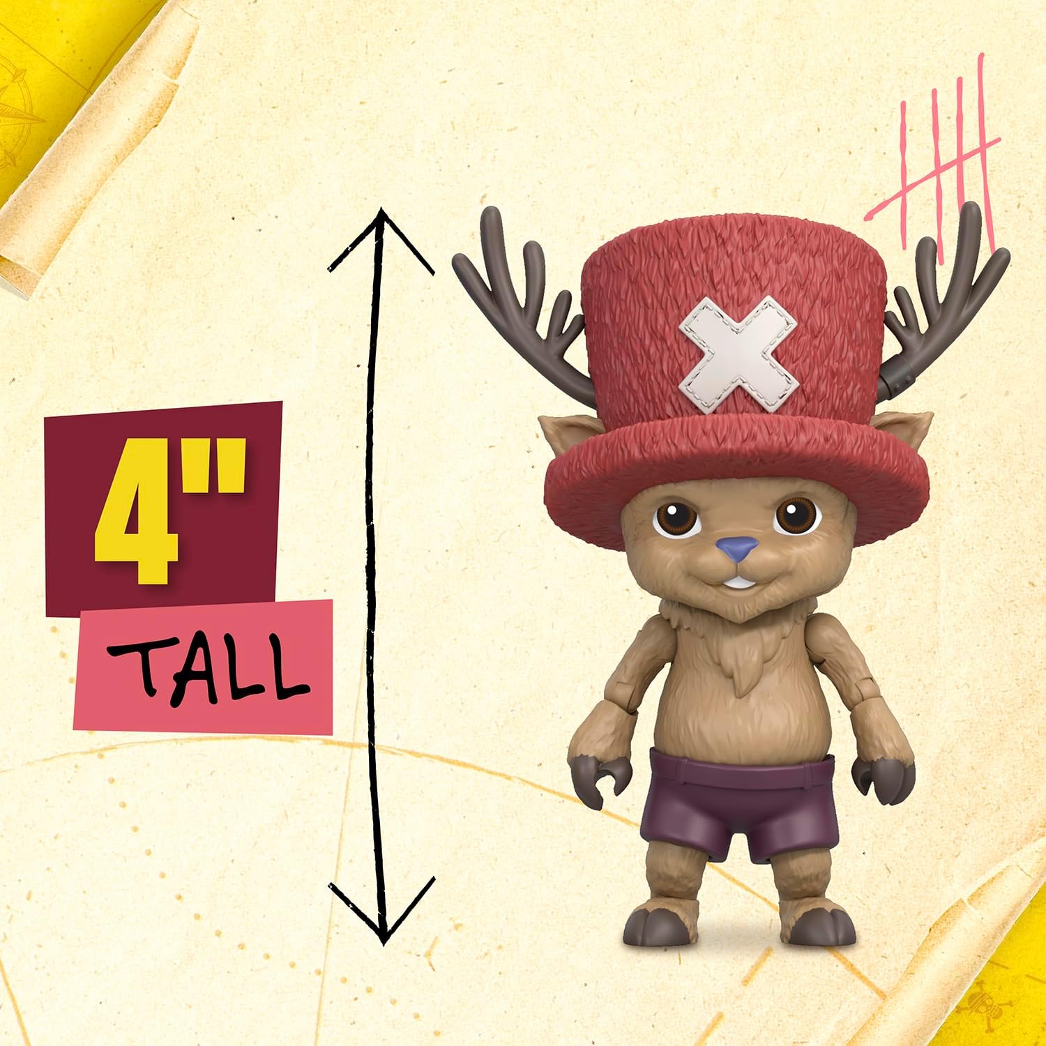 One Piece Tony Tony Chopper Action Figure 4Inch