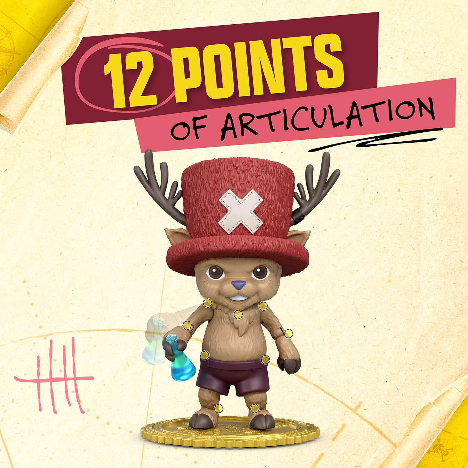 One Piece Tony Tony Chopper Action Figure 4Inch