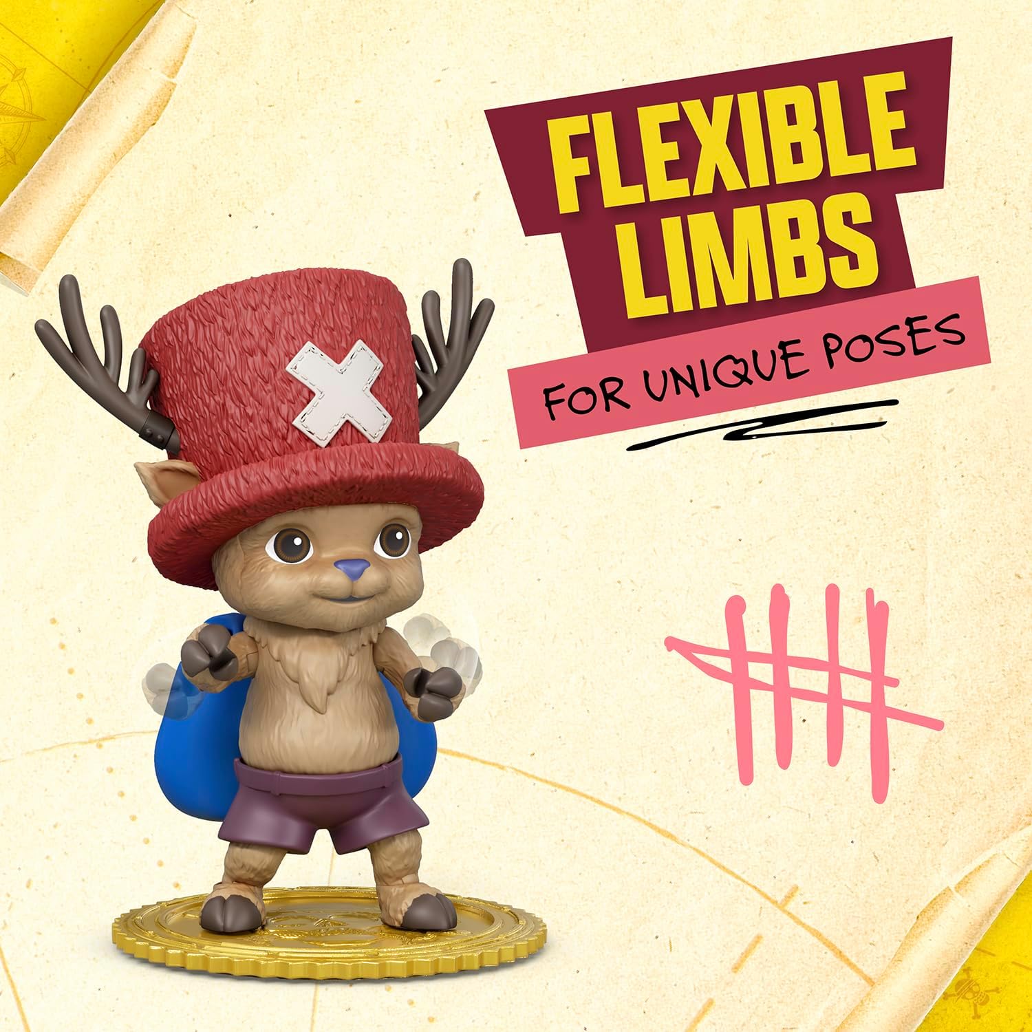 One Piece Tony Tony Chopper Action Figure 4Inch