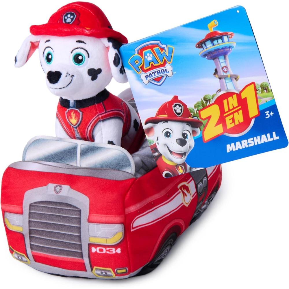 Paw Patrol Plush Vehicle Marshall