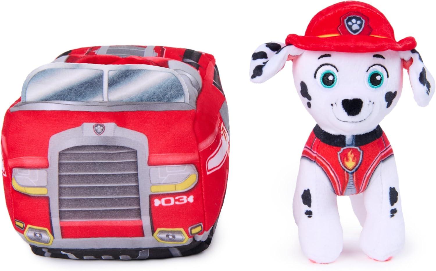 Paw Patrol Plush Vehicle Marshall