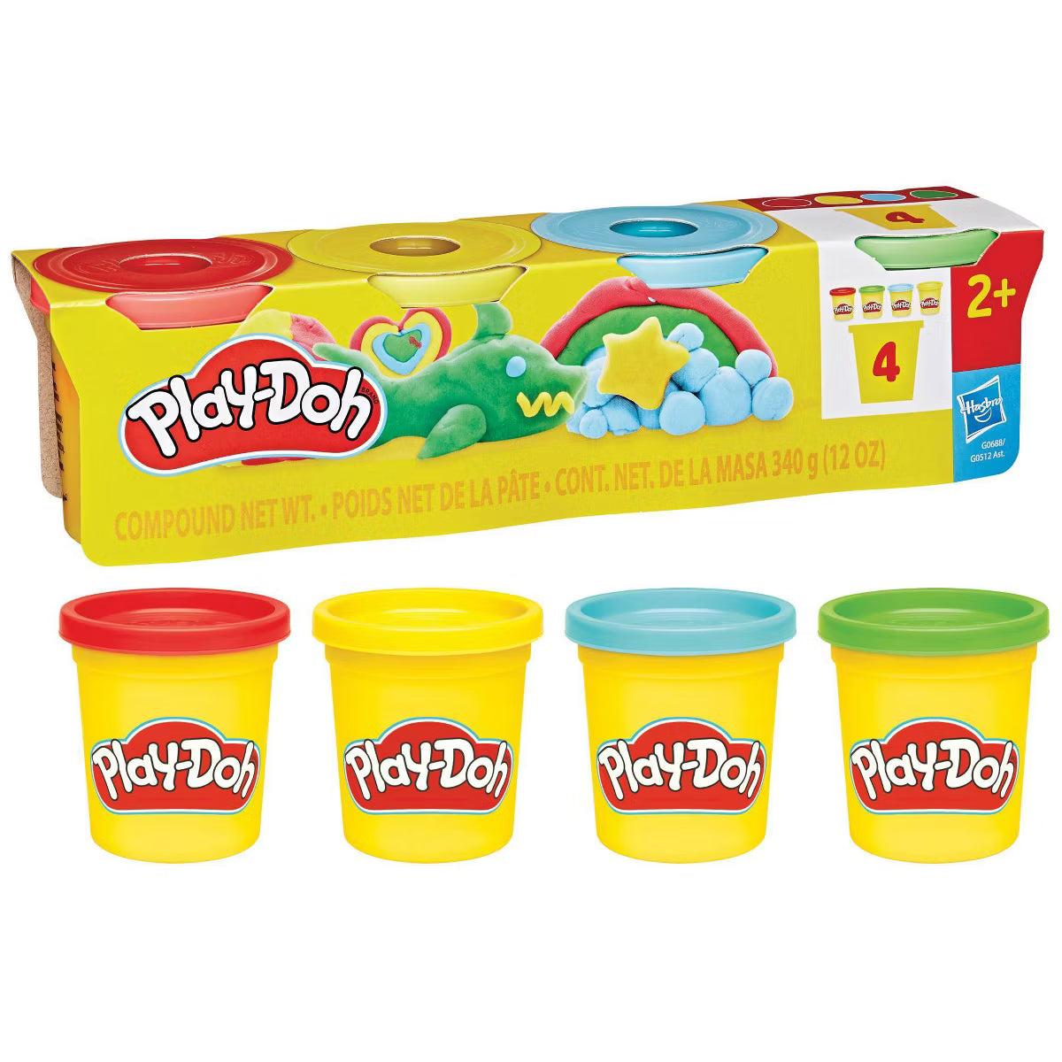 Play Doh Classic 4 Pack Compound