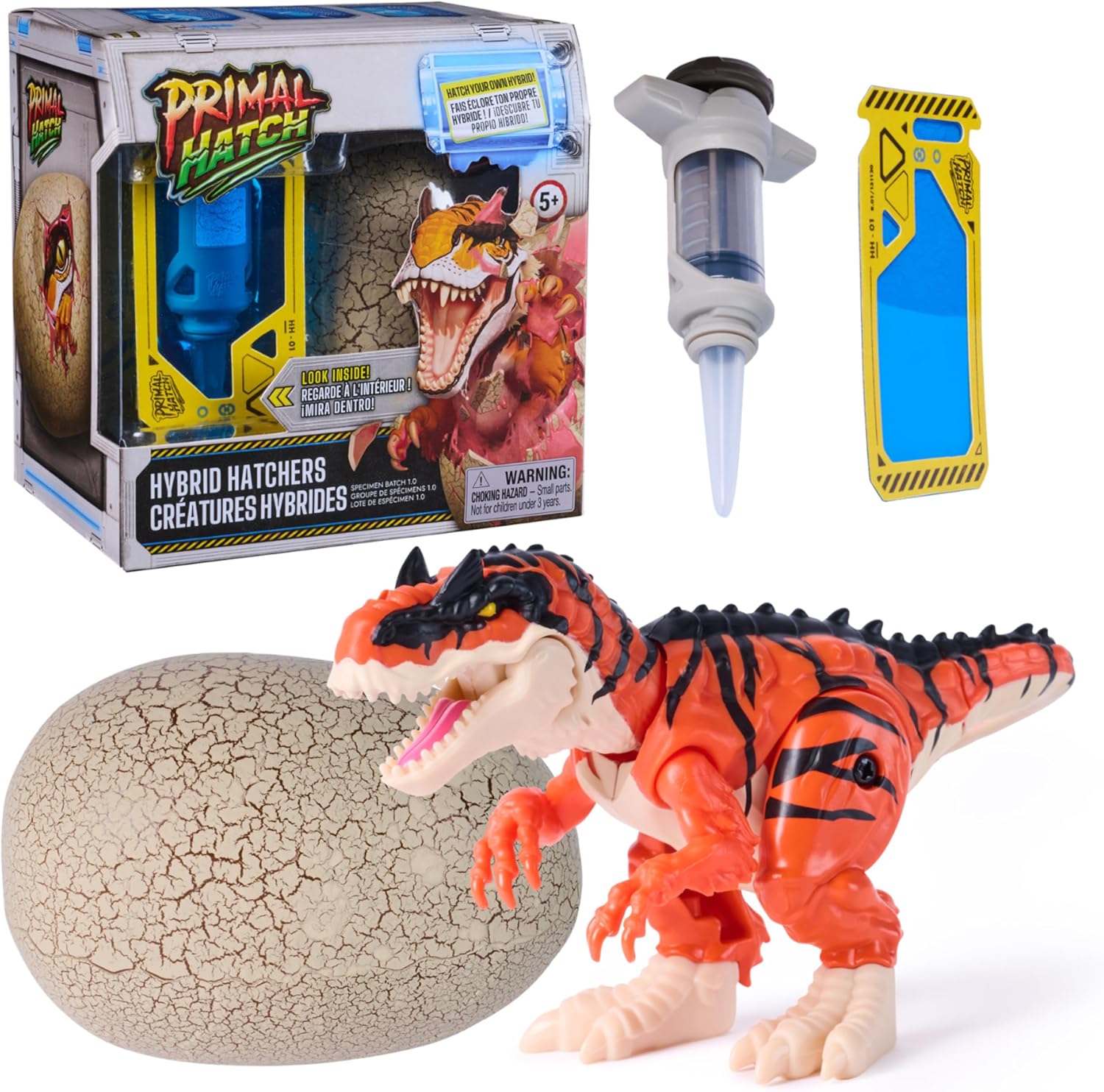 Primal Hatch Hybrid Hatchers Toy Dinosaur & Egg Mini Hybrid Hatching Dinosaur