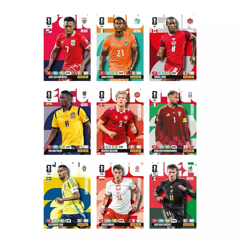 بطاقة تداول بانيني كأس العالم فيفا 2026 متنوعة