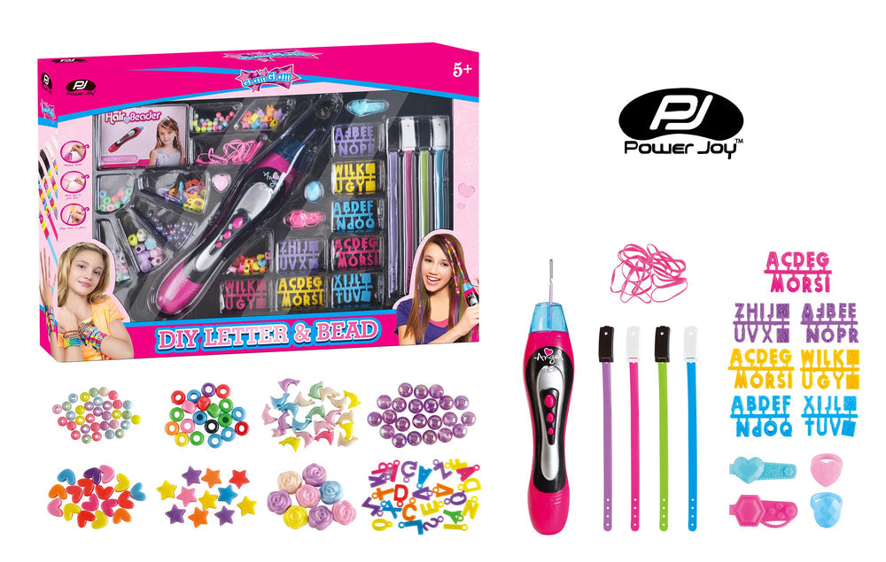 Power Joy 2 in 1 Glam Glam DIY Letter & Beads Pack