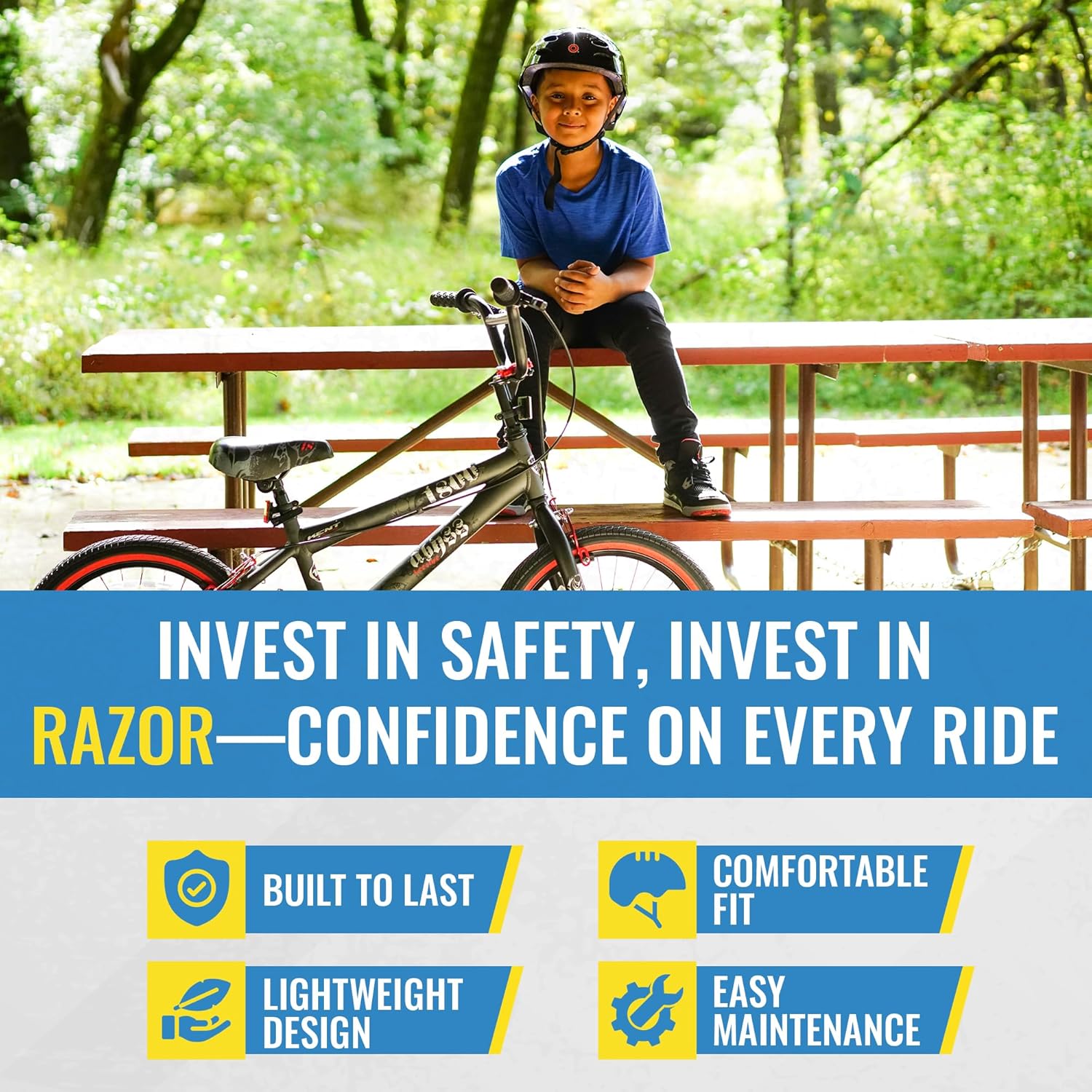 Razor Child Helmet Satin Blue V17