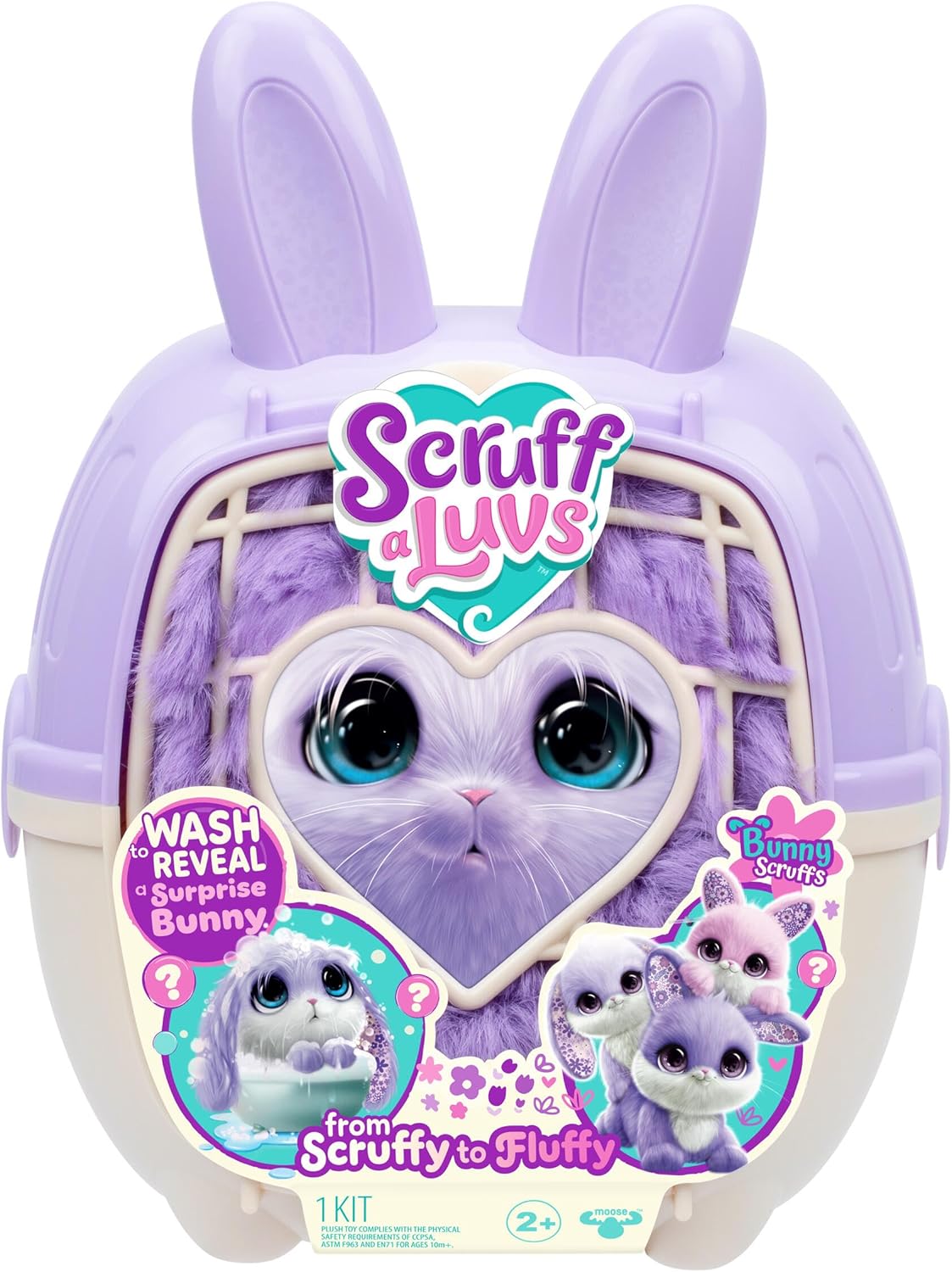 ScruffaLuvs Bunny Scruff Surprise Plush Toy 14cm