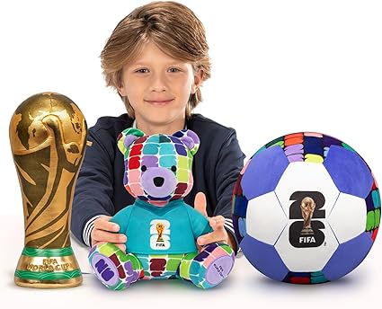 Squishmallows FIFA World Cup 26 Plush Trophy Toy