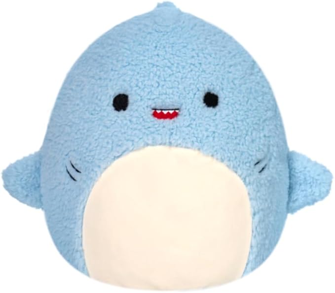 Squishmallows Fuzz-A-Mallows Medium Plush Davie Blue Shark 12 Inch