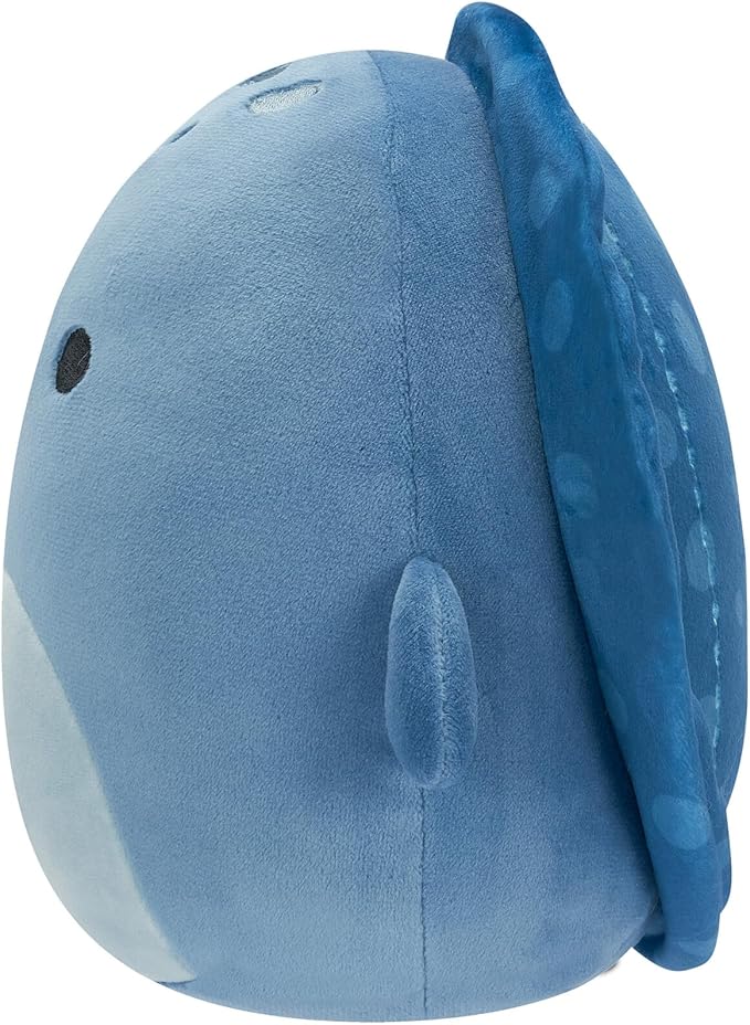 Squishmallows Little Plush Truman Blue Leatherback Turtle 7.5 Inch Side