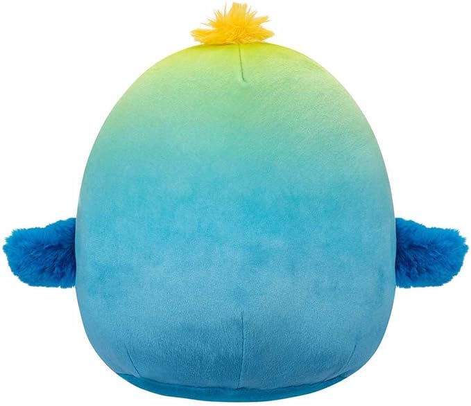 Squishmallows Little Plush Baptise Blue and Yellow Macaw 7.5 Inch Back