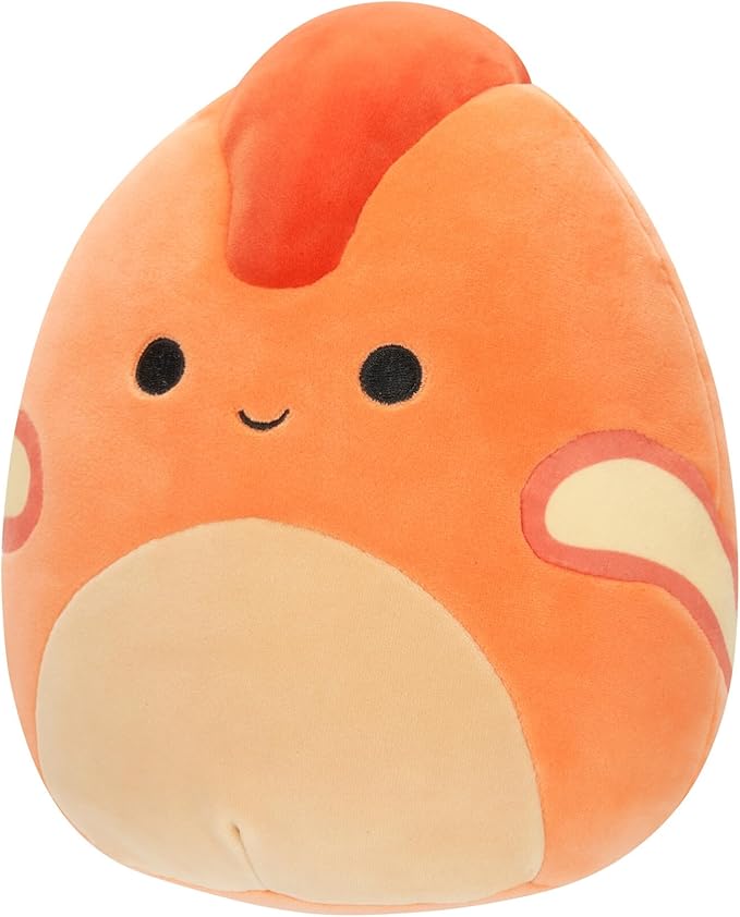 BuySquishmallows Little Plush Nichelle Orange Parasaurolophus 7.5 Inch