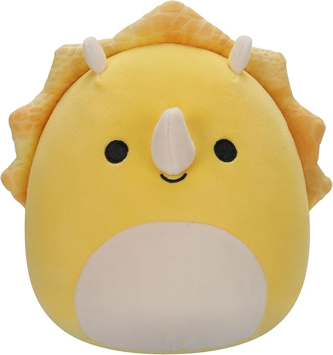Squishmallows Little Plush Lancaster Yellow Triceratops 7.5 Inch