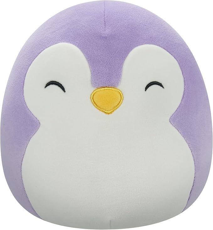 Squishmallows Little Plush Elle Purple Penguin 7.5 Inch
