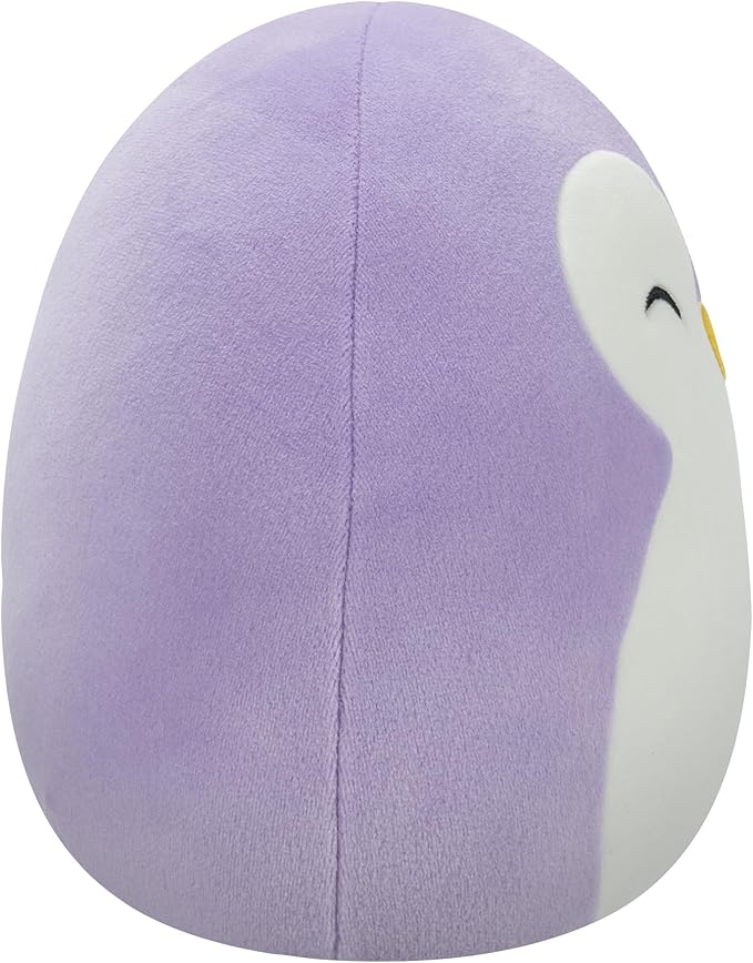 Squishmallows Little Plush Elle Purple Penguin 7.5 Inch Side