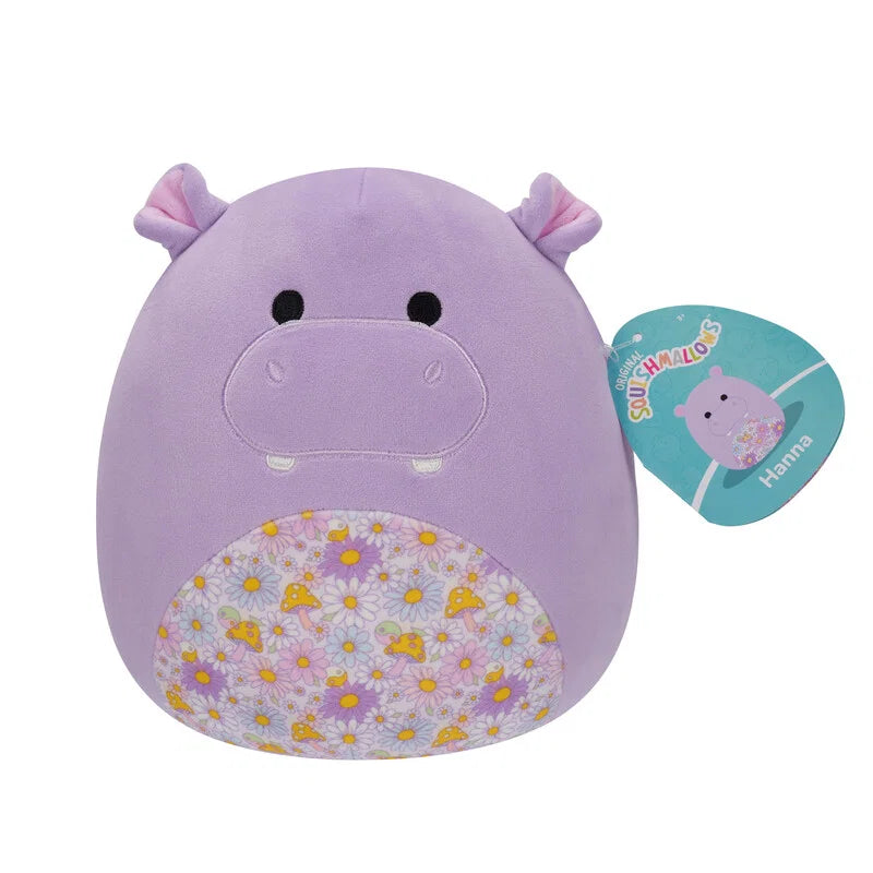 Squishmallows Little Plush Hanna Purple Hippo 7.5 Inch