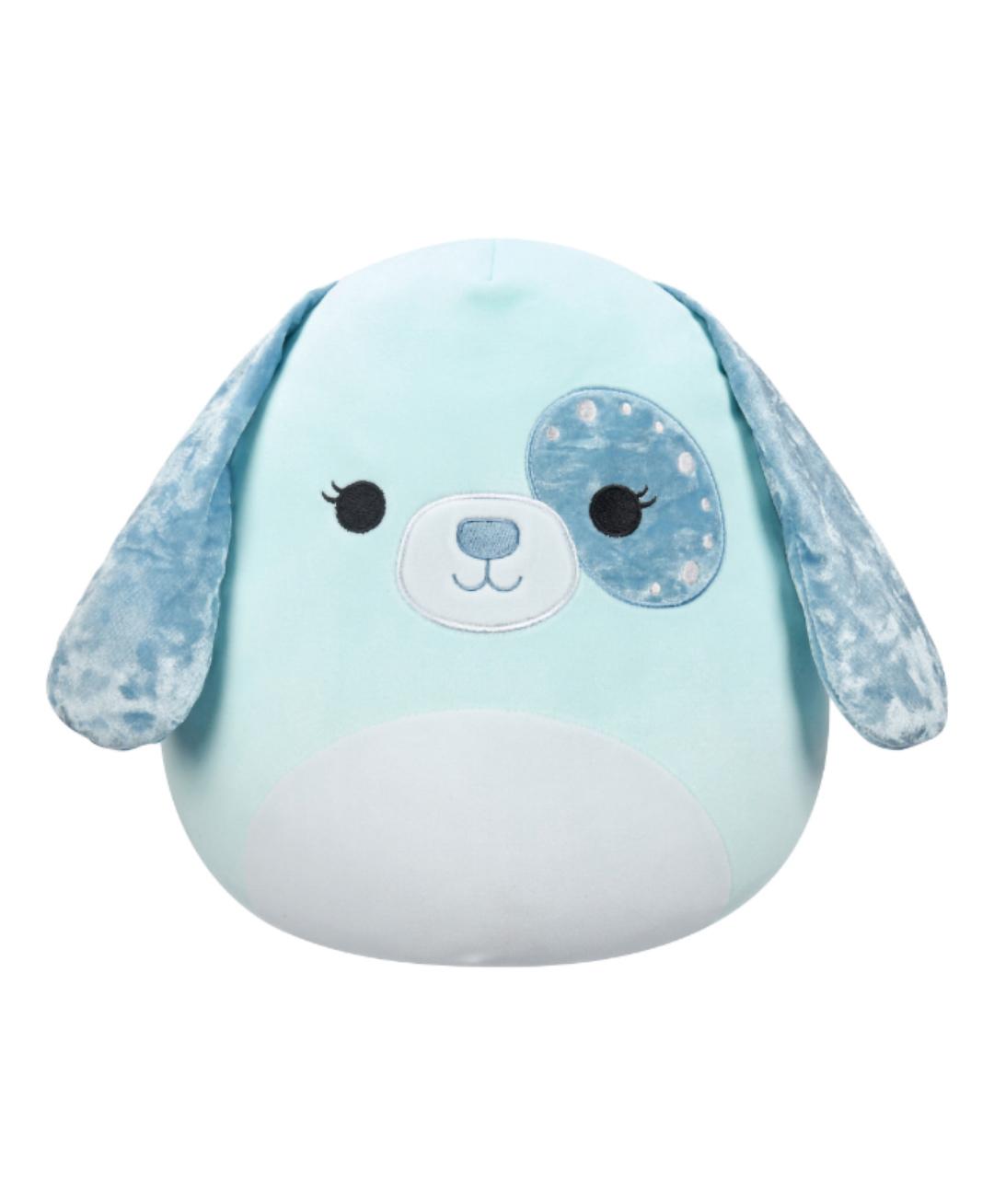 Squishmallows Medium Plush Light Aqua Velvet Dog 12 Inch