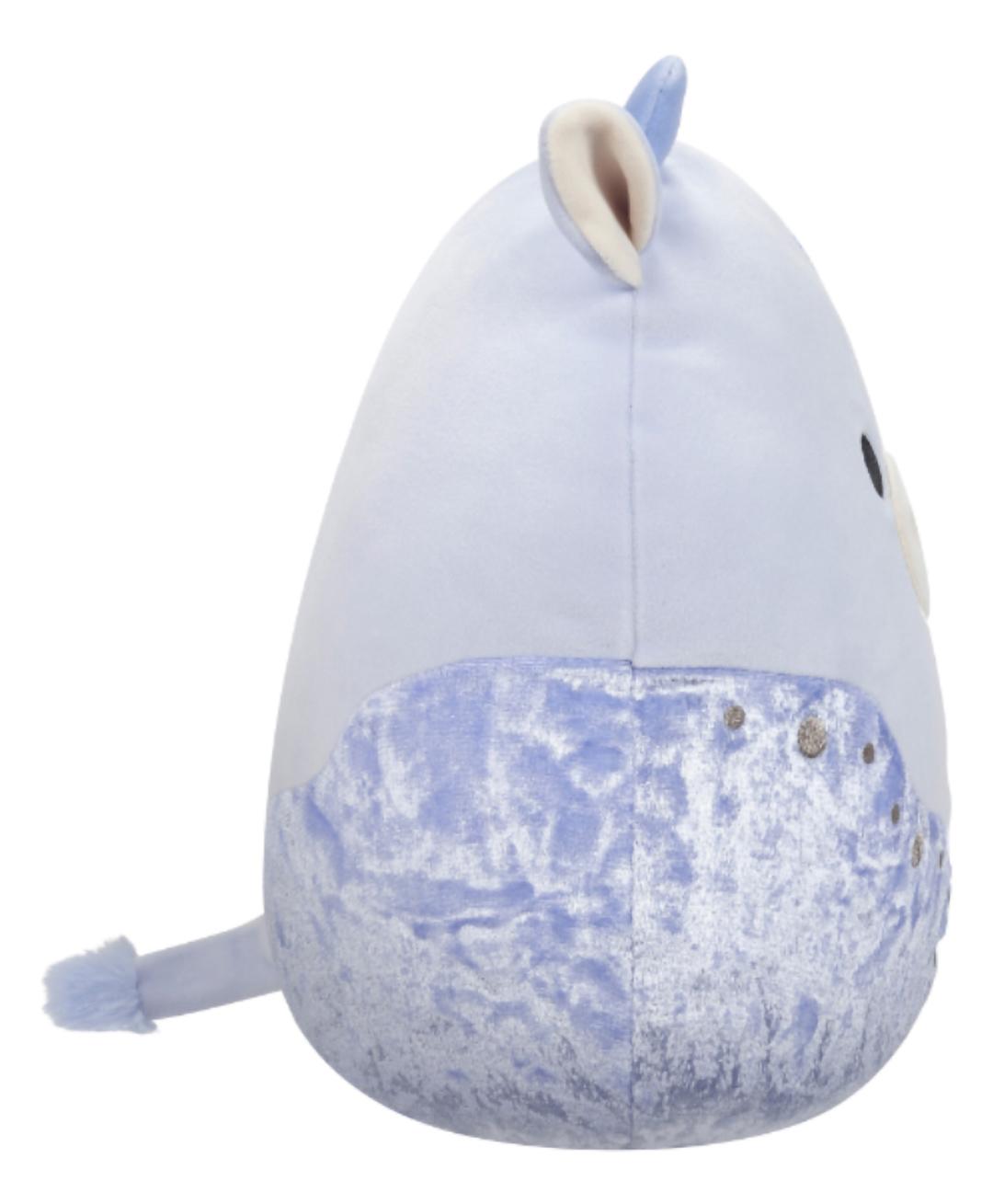 Squishmallows Medium Plush Velvet Cow with Blue Patches 12 Inch Side