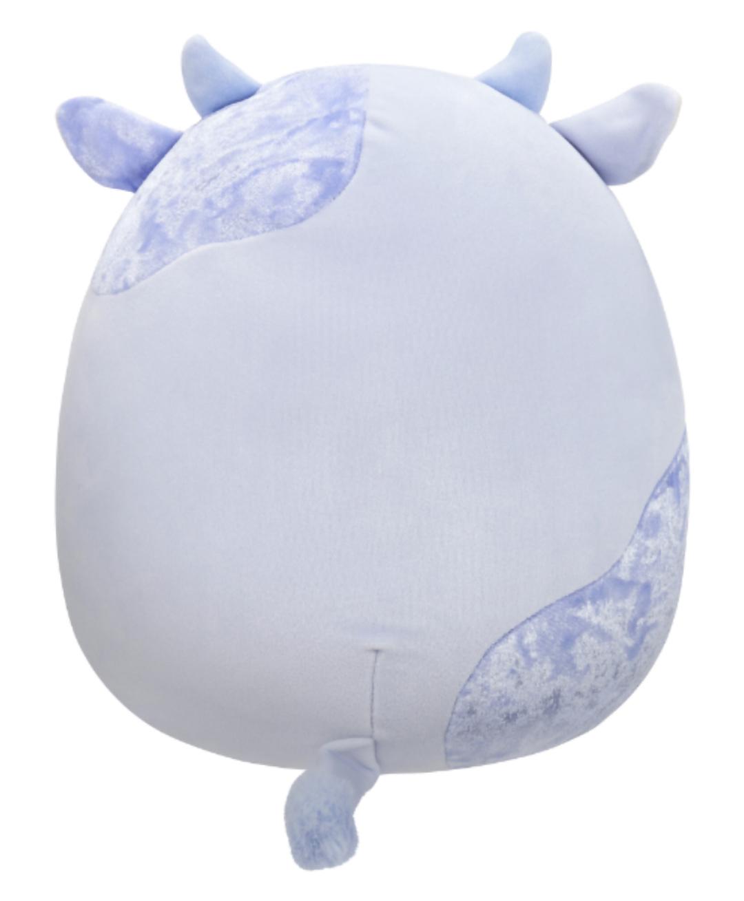 Squishmallows Medium Plush Velvet Cow with Blue Patches 12 Inch Back