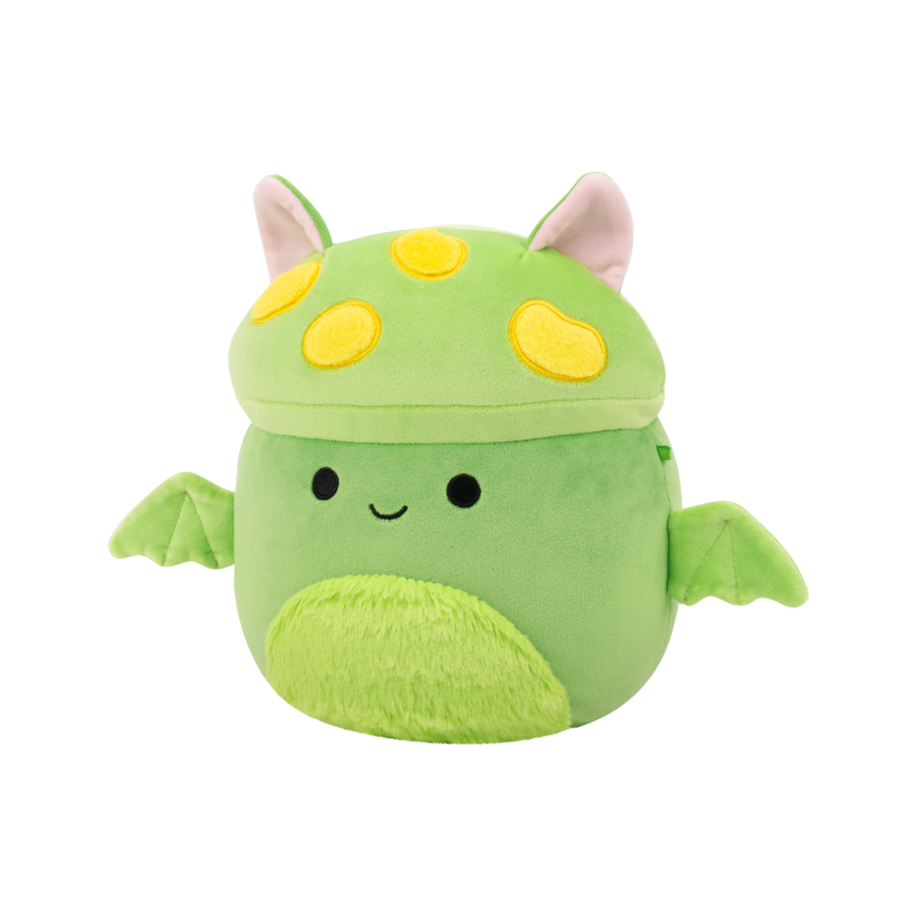 Squishmallows Earling the Neon Green Mushroom Bat Plush 30cm