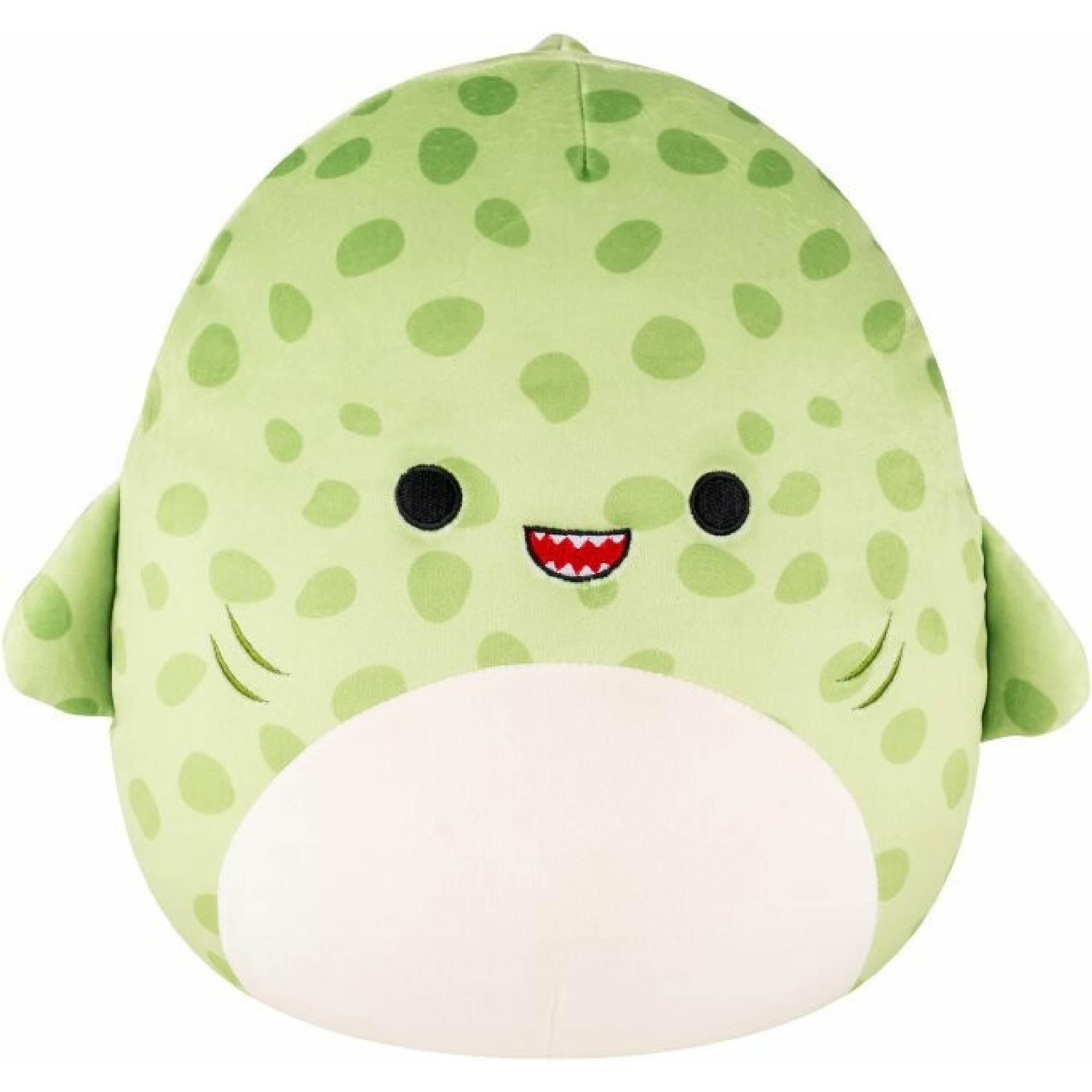 Squishmallows Enzo Green Spotted Leopard Shark Plush 30cm